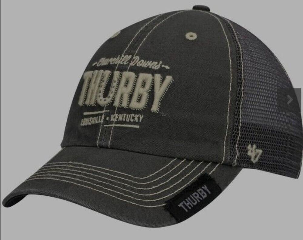 Thurby '47 Fletch Churchill Downs Snapback Hat - Charcoal